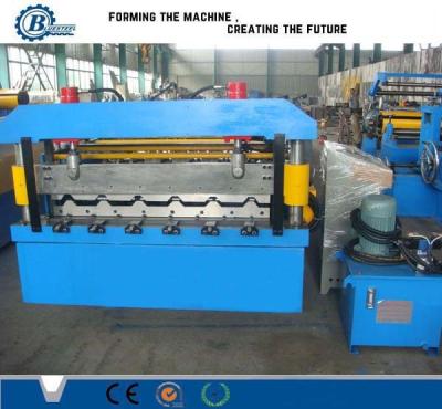 China No Shake No Noise Metal Roofing Roll Forming Machine By PLC Control for sale