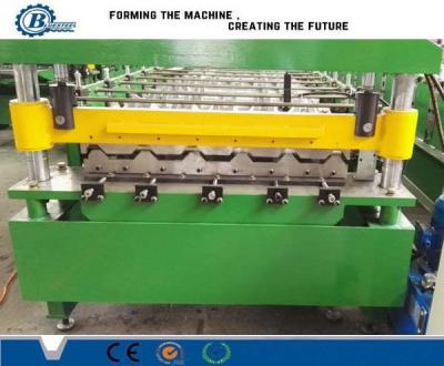 China Bluesteel Metal Roofing Roll Forming Machine 0.3-0.7mm Thickness 235MPa for sale