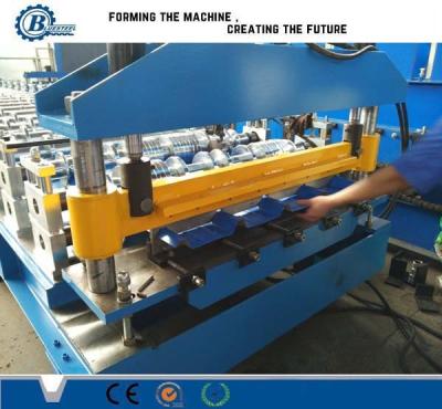China Steel Plate Roof Panel Metal Forming Machinery Hydraulic Cutting System for sale