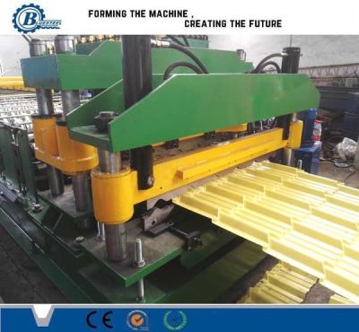 China Customized Size Coated Tile Roll Forming Machine For Warehouses / Plants for sale