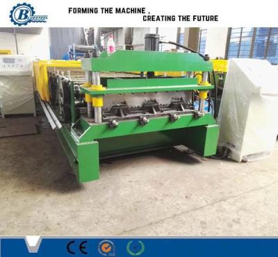 China Great Building Material High Speed Steel Profile Deck Floor Cold Roll Forming Machine for sale