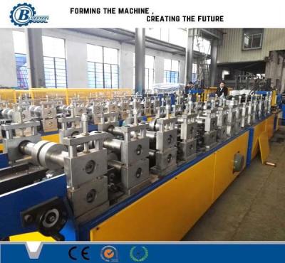 China Light Weight Truss Furring Channel Steel Roll Forming Machine With Non Stop Cutting for sale