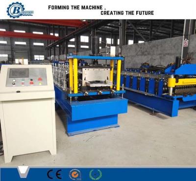 China Galvanized Steel Profile Roofing Roll Forming Machine With Tower Structure , Automatic for sale