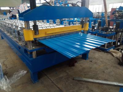 China 0.3-0.8mm Thickness Steel Tile Forming Machine with 8-30m/min Forming Speed for sale