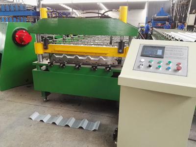 China Metal Roofing Roll Forming Machine 0.3-0.8mm Thickness 8-15m/min Forming Speed ±2mm Cutting Tolerance for sale