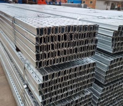 China Profil PV-rollen Stahlpurlin-Hat/C/U/Z/M/Custom/die Stahlkanal-Rolle, die Maschine für Solarschienenplatten bildet, ehemaliges Fa zu verkaufen