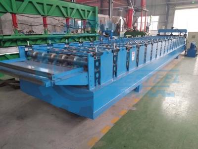 China High Efficiency Chain Drive Metal Roofing Roll Forming Machine 5KW for sale