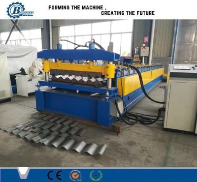 China Sheet Metal Roofing High Rib Corrugated Roll Forming Machine For Wall Cladding for sale