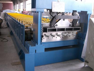 China PLC Control Hydraulic Floor Deck Roll Forming Machine For Industrial Building for sale
