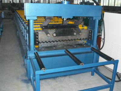 China Omron Encoder Corrugated Steel Forming Machine 13 - 30 Roller Stations for sale