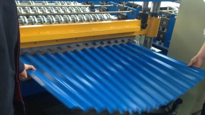 China Structural Roof Panel Steel Corrugated Roll Forming Machine Approved CE for sale