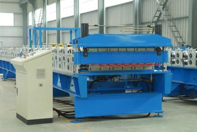 China Double Layer Sheet Metal Roll Former Machine With Steel Structure Cladding for sale
