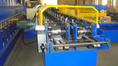 China High Speed Embossed Lip channel PLC Control Automatic Metal Stud Roll Forming Machine for sale