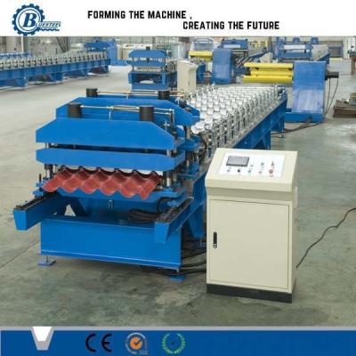 China High Speed Metal Steel Step Roof Tile Roll Forming Machine For Wall Panels for sale