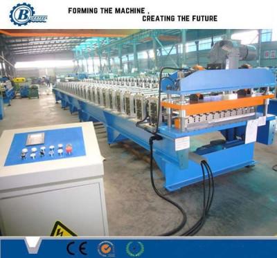 China High Speed Steel Structure Cladding Wall And Roof Metal Tile Roll Forming Machine for sale