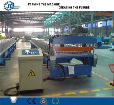 China Solid Steel Roof Sheet Metal Rolling Forming Machine With Anti - Rust Roller for sale