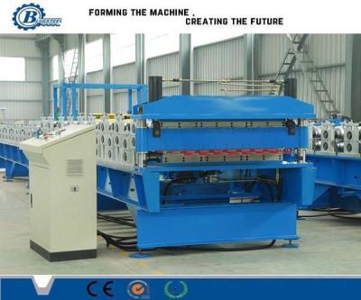 China Custom Metal Roof Panel Double Layer Roll Forming Machine , Roof Tile Making Machine for sale