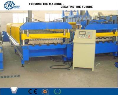 China PLC Control System Steel Sheet Roll Forming Machine For Corrugated Roof Panels for sale