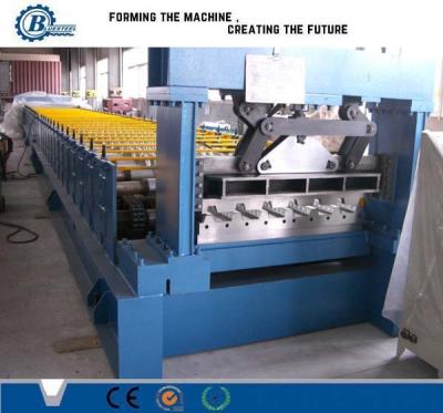 China Metal Deck Flooring Systems Floor Deck Roll Forming Machine 5.5 Kw for sale