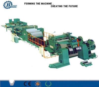 China High Speed Sheet Roof Metal Slitting Line / PLC Control Stainless Steel Slitting Machine for sale