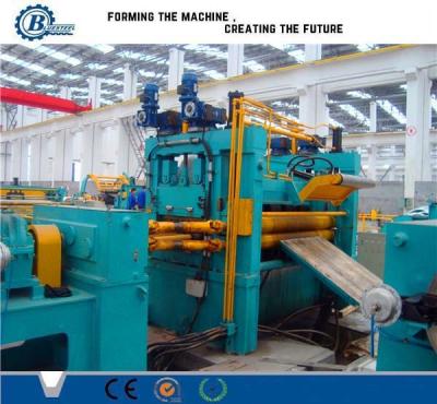 China 0.3 -1.2mm Roll / Coil / Sheet Metal Slitting Line Machine With 4Kw Hydraulic Station Power for sale