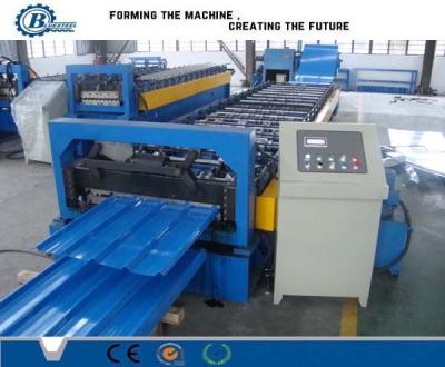 China High Efficient Metal Roofing Roll Forming Machine , Colors Galzed Metal Sheet Roll Forming Equipment for sale