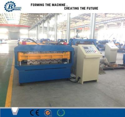 China Double Layer Glazed Roof Sheet Roll Forming Machine For Wall 0.3 - 0.7mm for sale