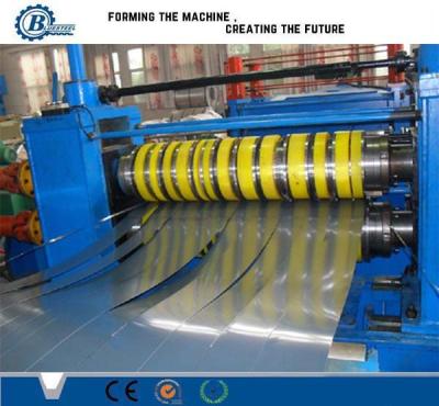 China Hydraulic Aluminum Steel Coil Slitting Line , Rolled Sheet Metal Slitting Machine for sale
