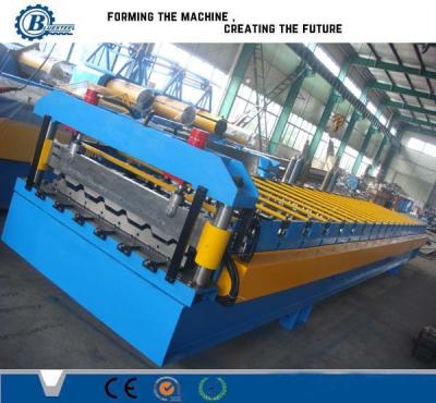 China Automatic Change Size IBR Metal Roofing Roll Forming Machine With Touch Screen for sale