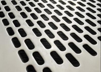 China Slotted Perforated Aluminum Sheet Metal Screen 0.3mm - 1.2mm Thickness for sale