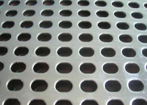 China 1.5mm Thickness Perforated Wire Mesh / Round Hole Mesh 2.0m Width for sale