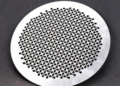 China Customized Perforated Metal Disc OD 50mm Stainless Steel Wire Cloth Discs 0.6mm Thick for sale