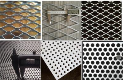 Chine Revêtement augmenté en aluminium de Mesh Panels PVDF d'écran en métal de la barrière 3003 à vendre