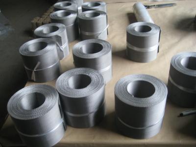 China Filter Ribbon Stainless Steel Mesh Belt KPZ 72x15 Metal Mesh Filter Screen for sale