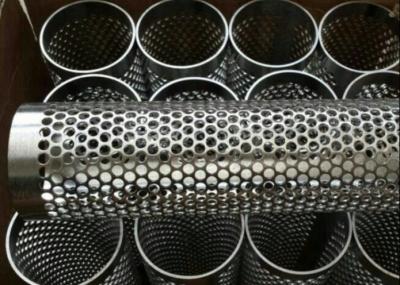 China 316 Stainless Steel Perforated Filter Tube 1.2m Length 1.5mm Thickness for sale