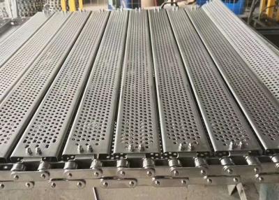 China Banda transportadora con bisagras 20kgs SS304 de la alambrada de la placa resistente a la corrosión en venta