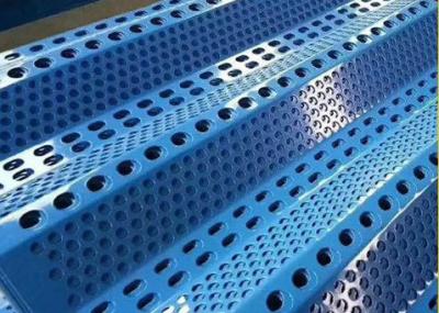 China 2.4m Length Wind Dust Fence / Perforated Metal Screen Wall Galvanized for sale