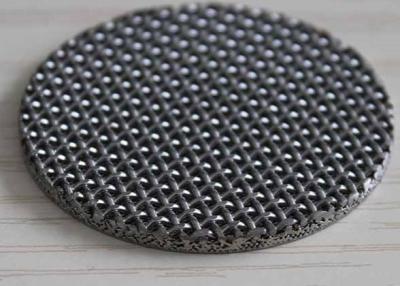 China Sintered Metal Disc Filter  SUS316L AISI316L 50 Micron Stainless Steel Sintered Filter 2.0mm Thickness for sale