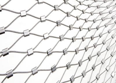 China Woven Metal Wire Rope Mesh 0.5m Width Stainless Steel 304 For Balustrade Infill for sale