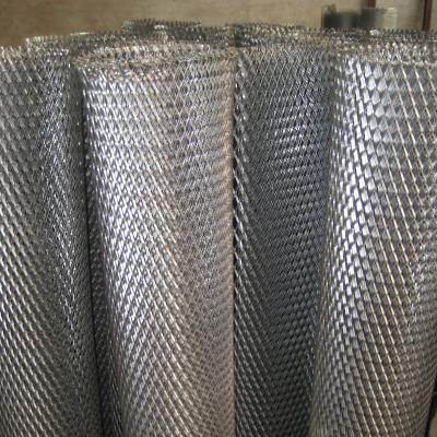 China Aluminium 0.2m Width Expanding Wire Mesh Small Hole Size Metal Grill for sale