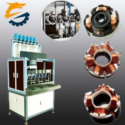China six-station winding machine for micro motors DC brushless motors and cooling fans for sale