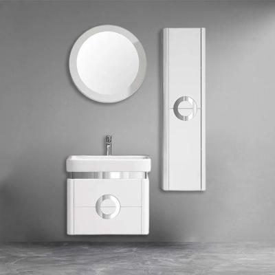 China SONSILL Luxury Design Modern Bathroom Vanity PVC Wall Mount Bathroom Vanity for sale
