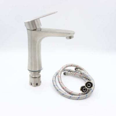 China Stainless Steel Material Modern Kitchen Faucet Duplex Type Polished for sale