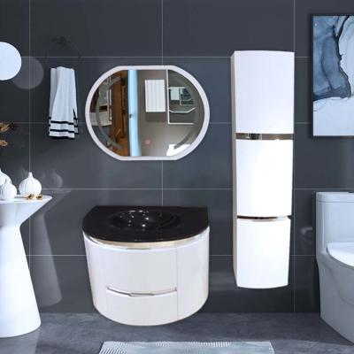 China SONSILL PVC Bathroom Cabinets 69*54cm Led Light Mirror Cabinet for sale