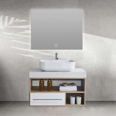 Chine Bois solide de salle de bains de vanité de Cabinets de vanité modernes européennes de salle de bains à vendre