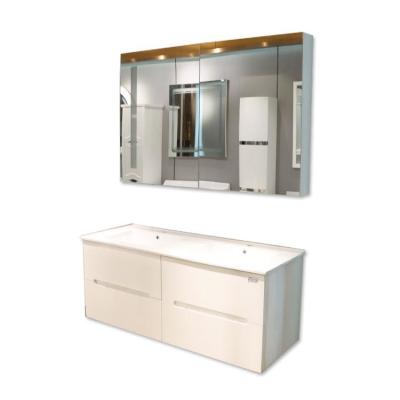 China Luxury Euro Style PVC Bathroom Cabinets Complete Bathroom Vanity Sets for sale