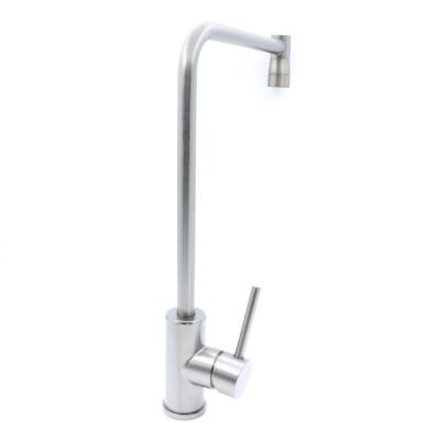China Modern Stainless Steel Brushed Pull Out Kitchen Faucet Deck Mounted for sale