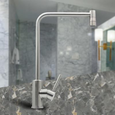 China Stainless Steel Bathroom Vanity Faucet Deck Mounted Pull Out Kitchen Faucet for sale