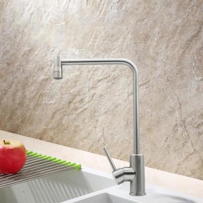 China Modern Stainless Steel 360 Degree Rotatable Water Saver Faucet Kitchen Faucets for Sink for sale