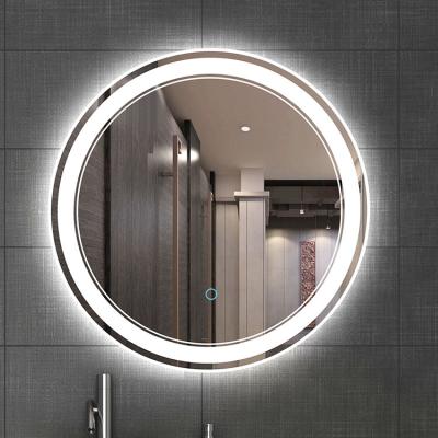 China Aluminum Wall Mounted LED Mirror 800x600mm Contemporary Design for sale